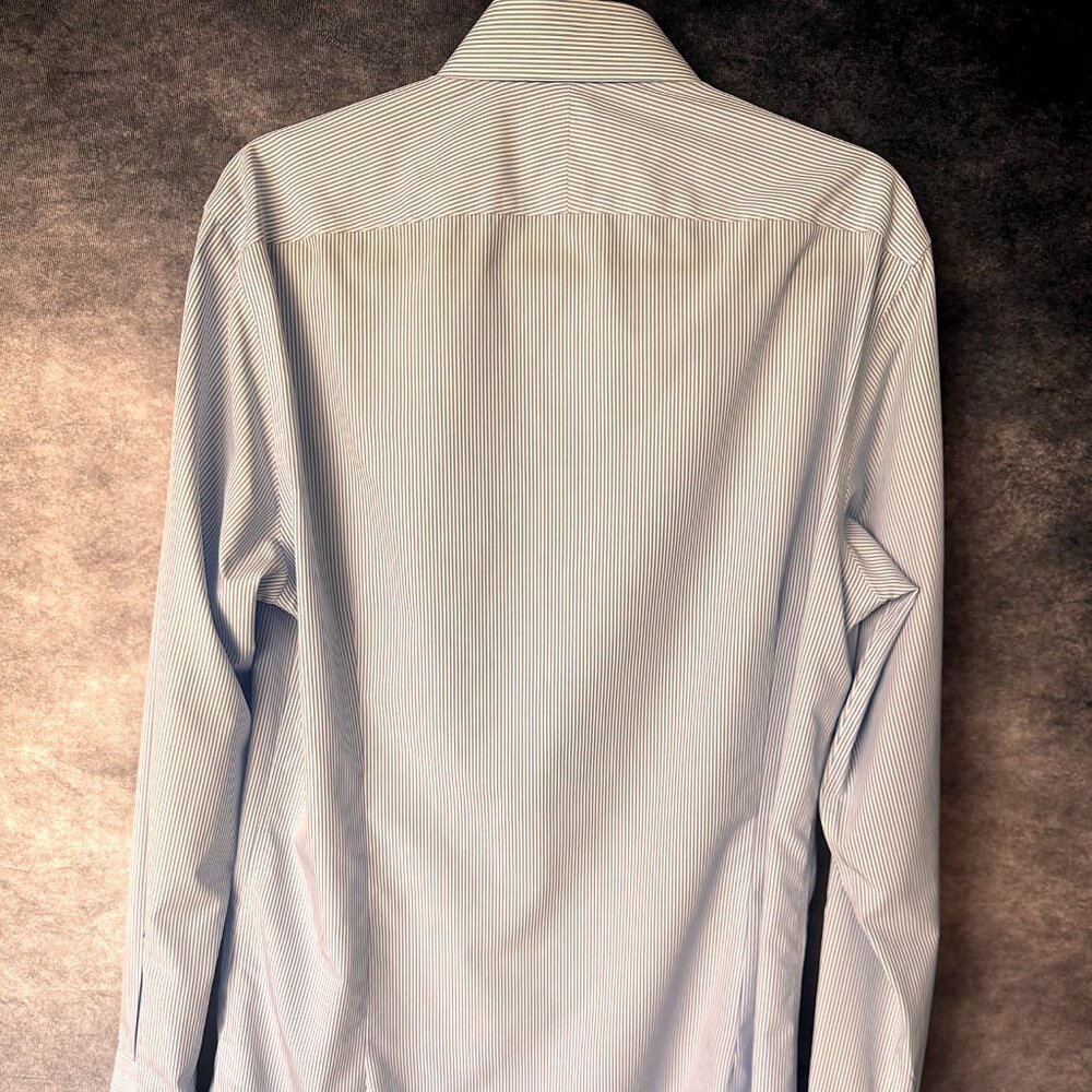 Charles Tyrwhitt Blue Stripe Shirt – Extra Slim Fit – French Cuff – 16 / 41 - Picture 4 of 4
